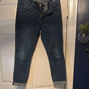 Lucky Brand Dark Blue Ankle Jeans